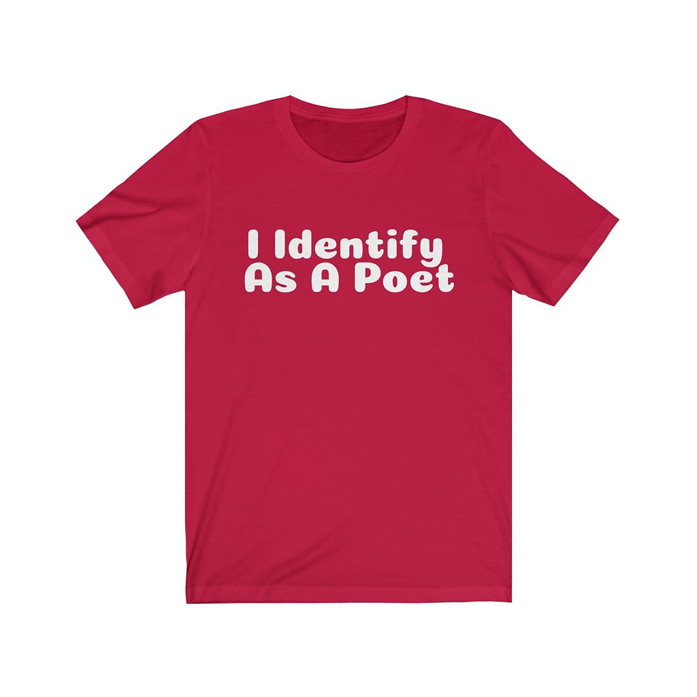 Miniatura: I Identify As A Poet - tee