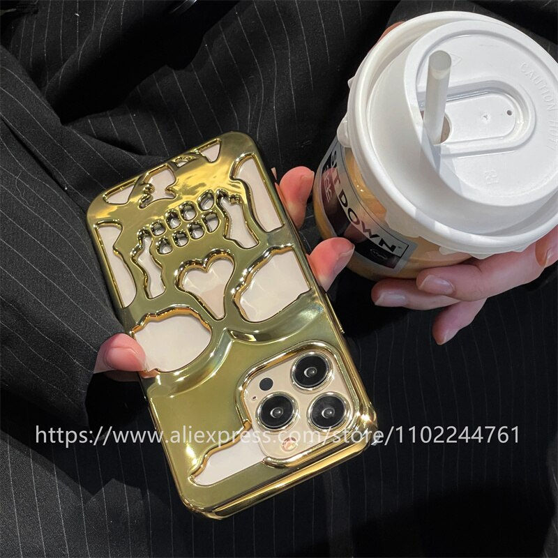 Thumbnail: 3D Skull Phone Case For iPhone