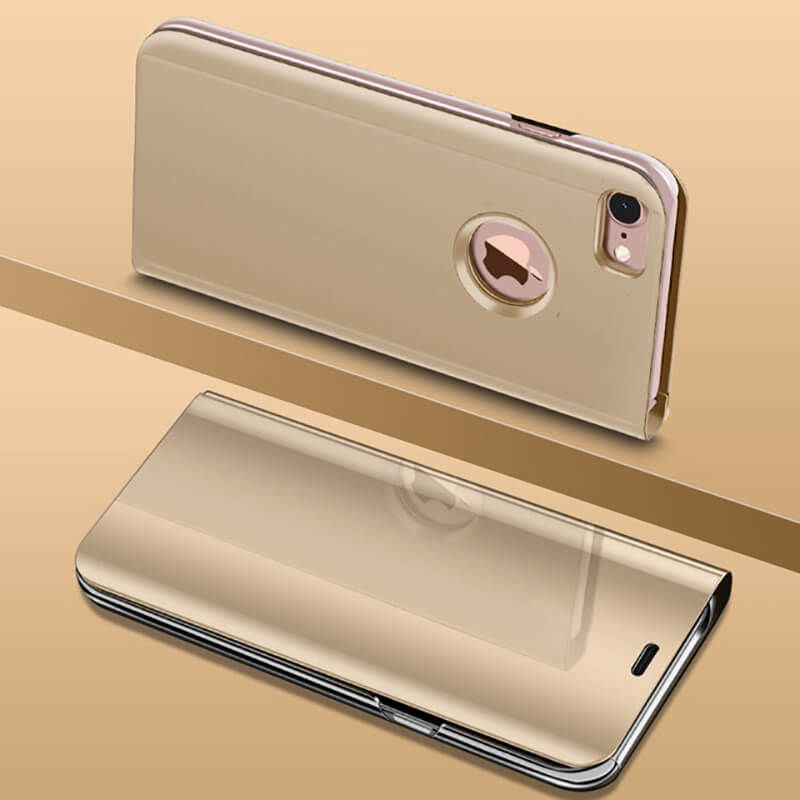 Thumbnail: Luxury Smart Mirror Flip Phone Case For iPhone