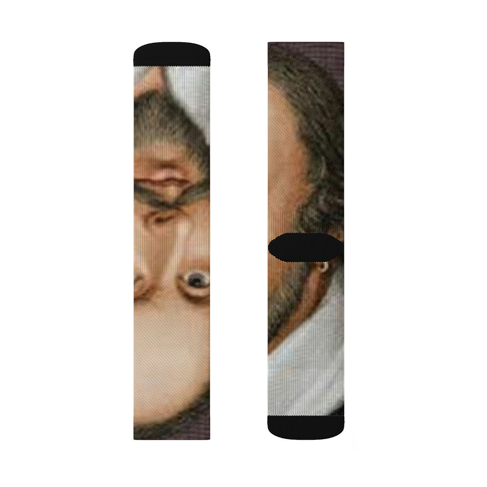 Thumbnail: William Shakespeare Fun Poetry Socks