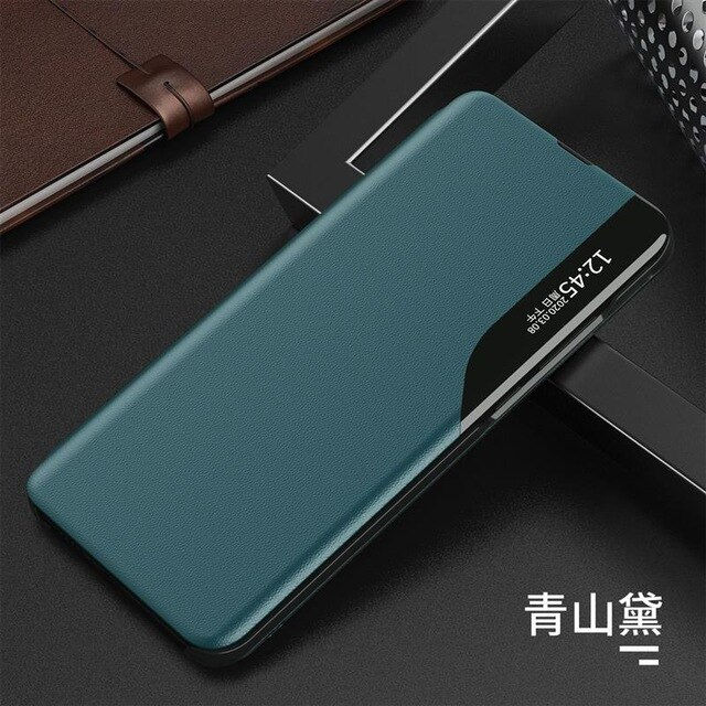 Thumbnail: Smart View Window leather case for Samsung Galaxy