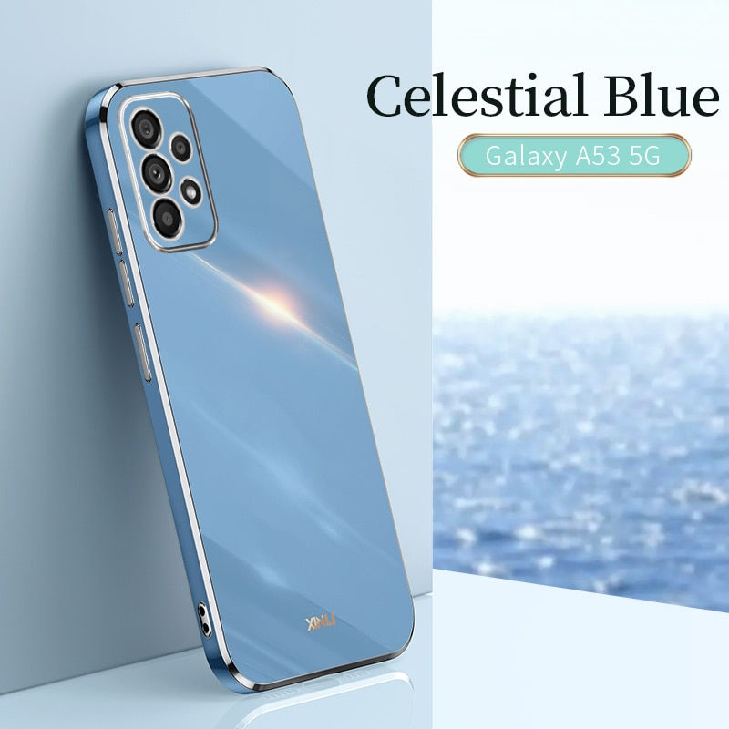 Thumbnail: Solid Color Plating Silicone Phone Case for Samsung Galaxy