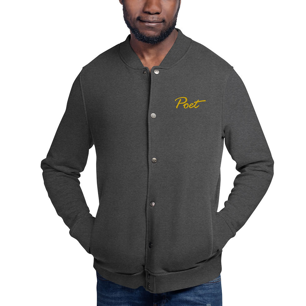 Thumbnail: Exclusive Poetry Embroidered Champion Bomber Jacket
