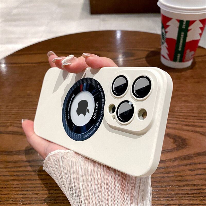 Miniaturbild: Gradient Color Magnetic Matte Phone Case for iPhone