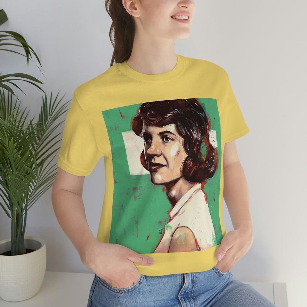 Thumbnail: Sylvia Plath Unisex Short Sleeve Tee
