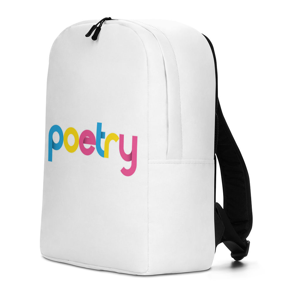 Thumbnail: Exclusive Minimalist Poetry Backpack