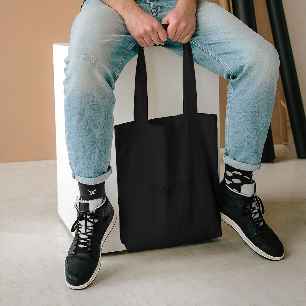 Thumbnail: Cotton Poetry Tote Bag