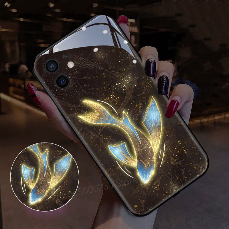 Thumbnail: Luxury Shining Lucky Fish Phone Case For iPhone