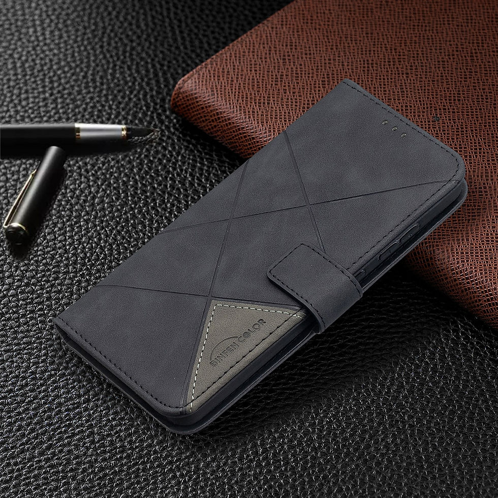Thumbnail: Wallet Flip Leather Case For Samsung Galaxy