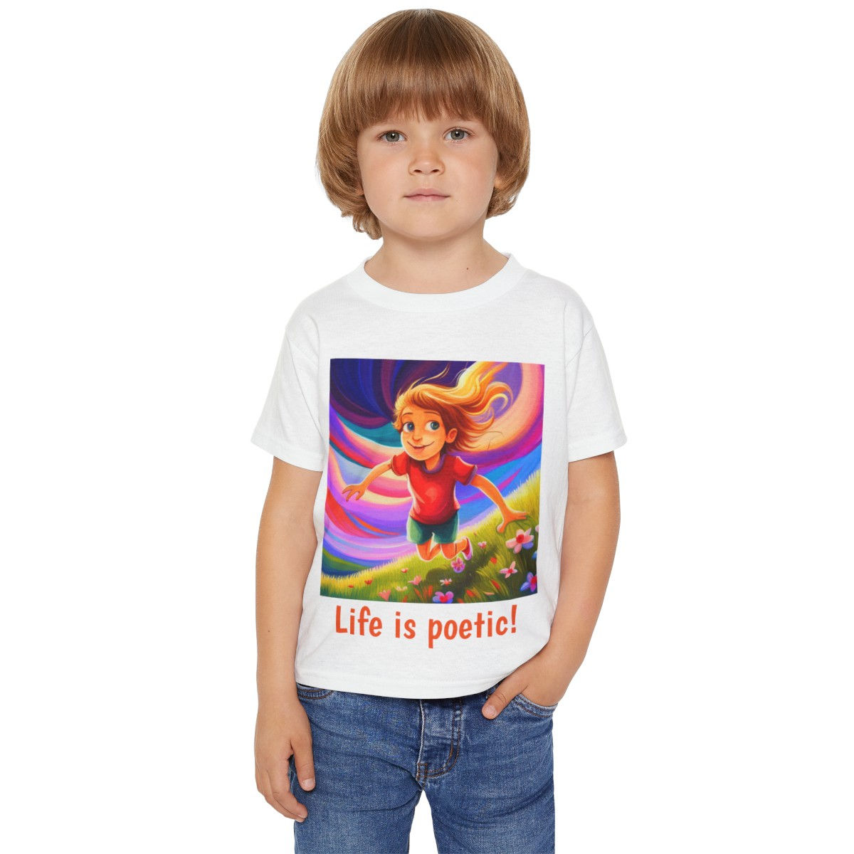 Life is poetic Heavy Cotton™ Toddler T-shirt