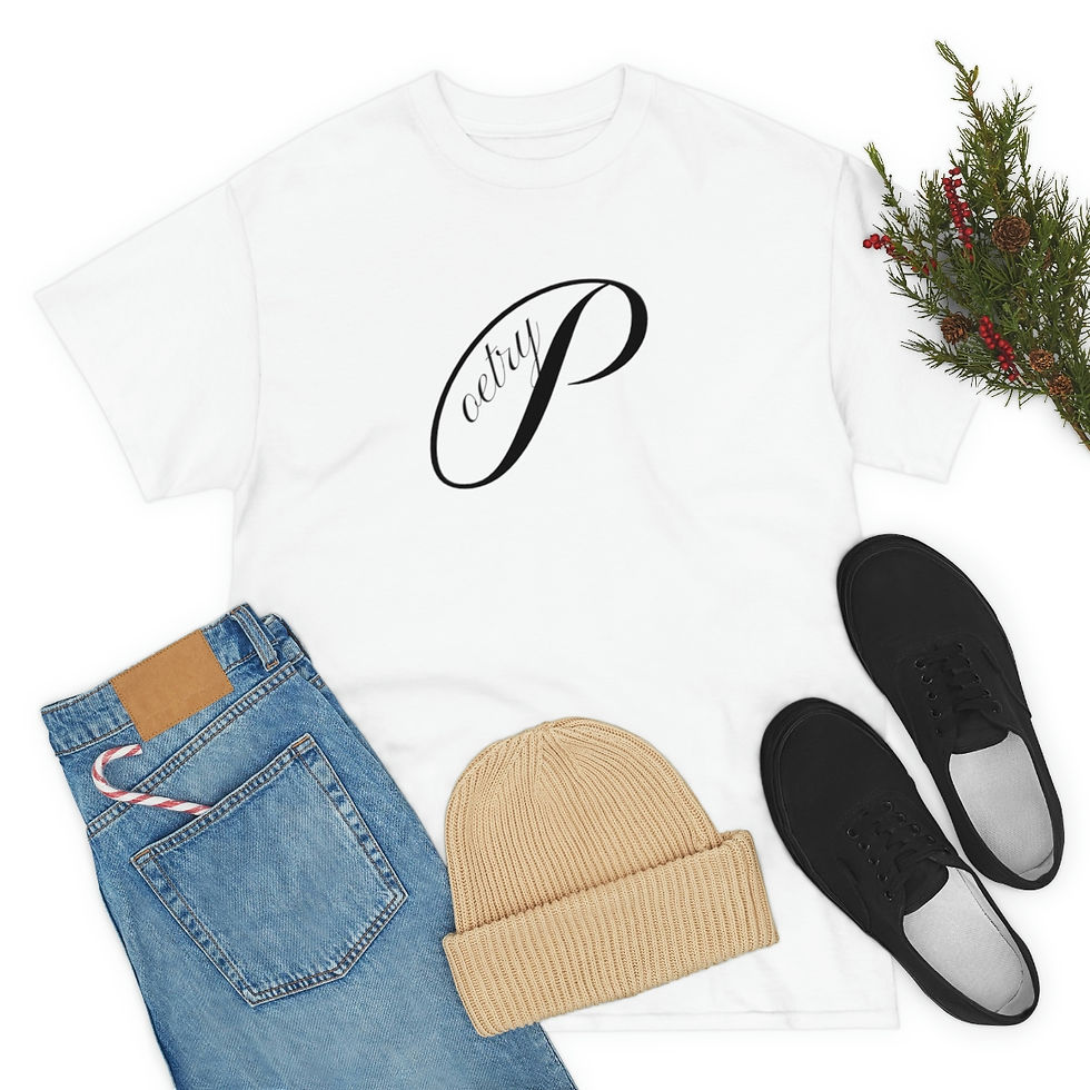 Thumbnail: Poetry Unisex Heavy Cotton Tee