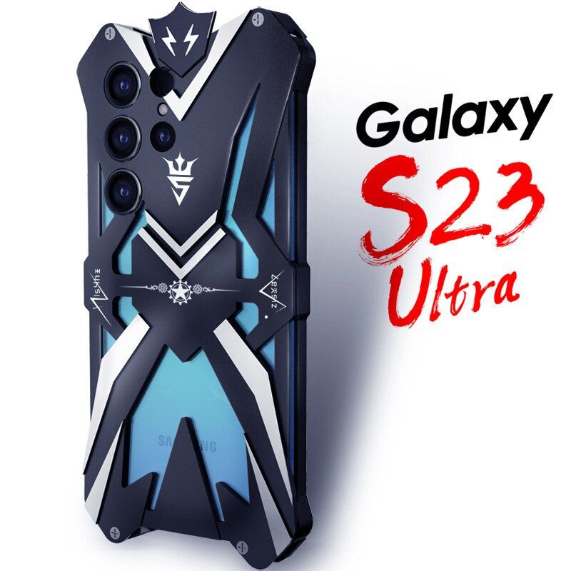 Thumbnail: Powerful Shockproof Metal Armor Case for Samsung Galaxy