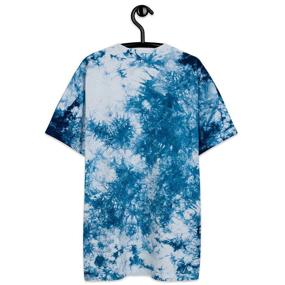Thumbnail: Poetry Loves Me Oversized tie-dye t-shirt
