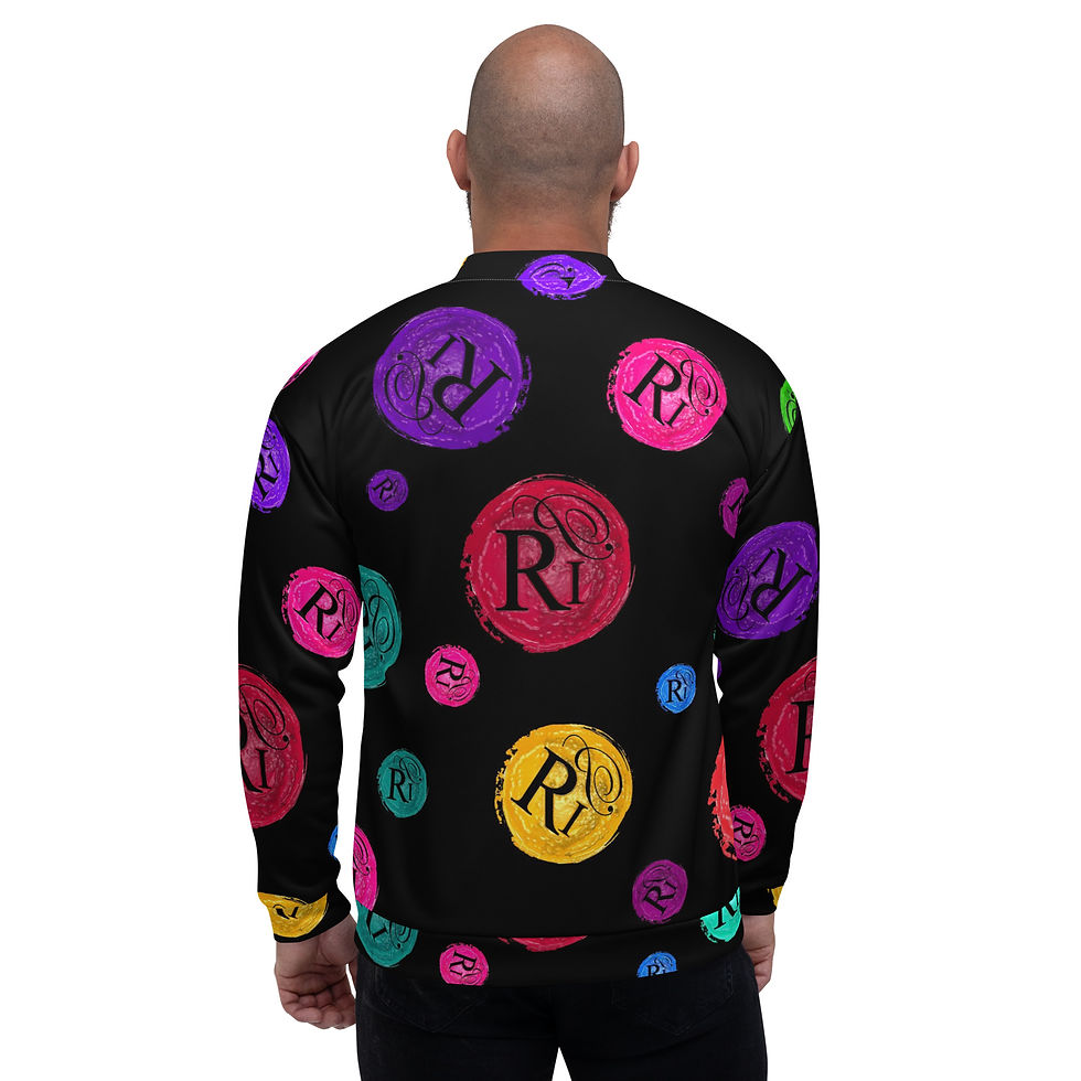 תמונה ממוזערת: Official Realistic Poetry International Unisex Bomber Jacket