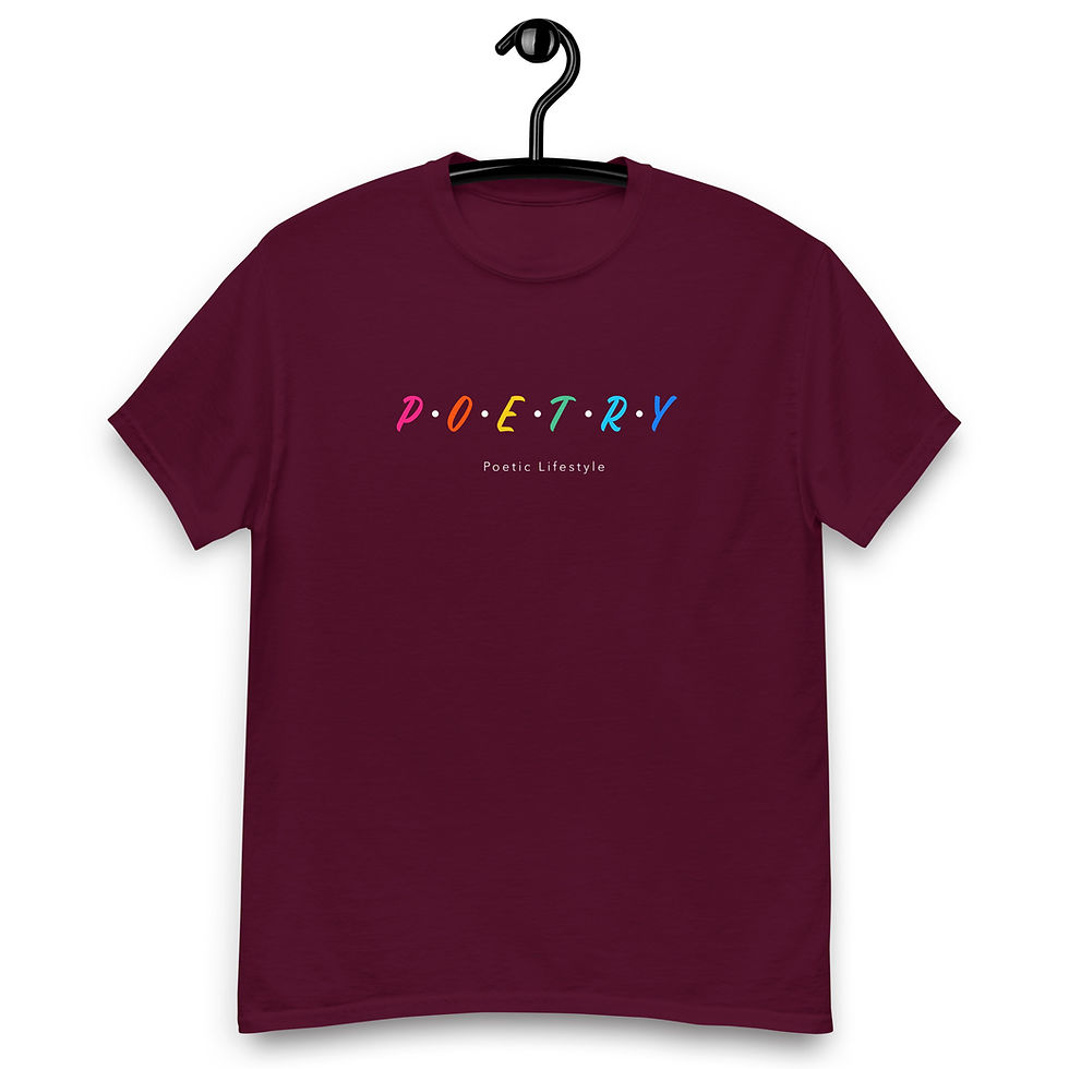 Sīktēls: Men's classic Poetry tee