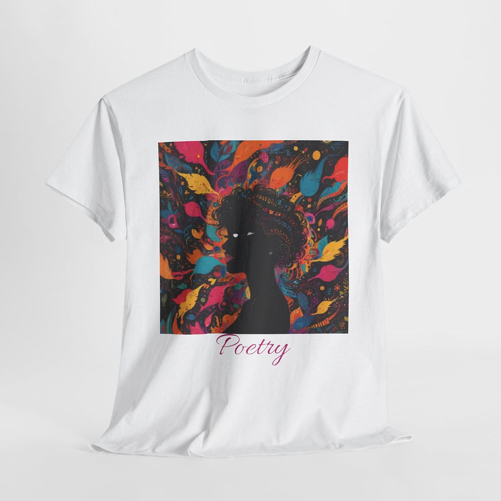 Miniaturbild: Unisex Heavy Cotton Poetry Tee