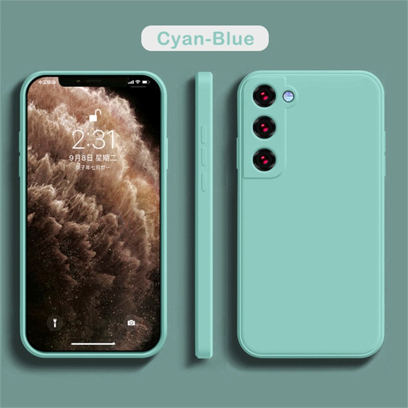Thumbnail: Soft Liquid Silicone Cover Case For Samsung Galaxy 