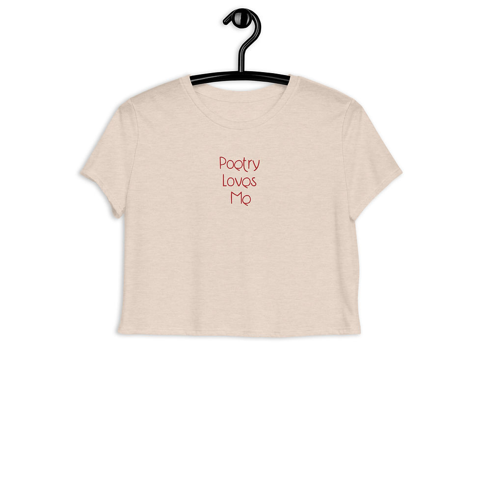 Miniatúra: Poetry Loves Me Crop Tee