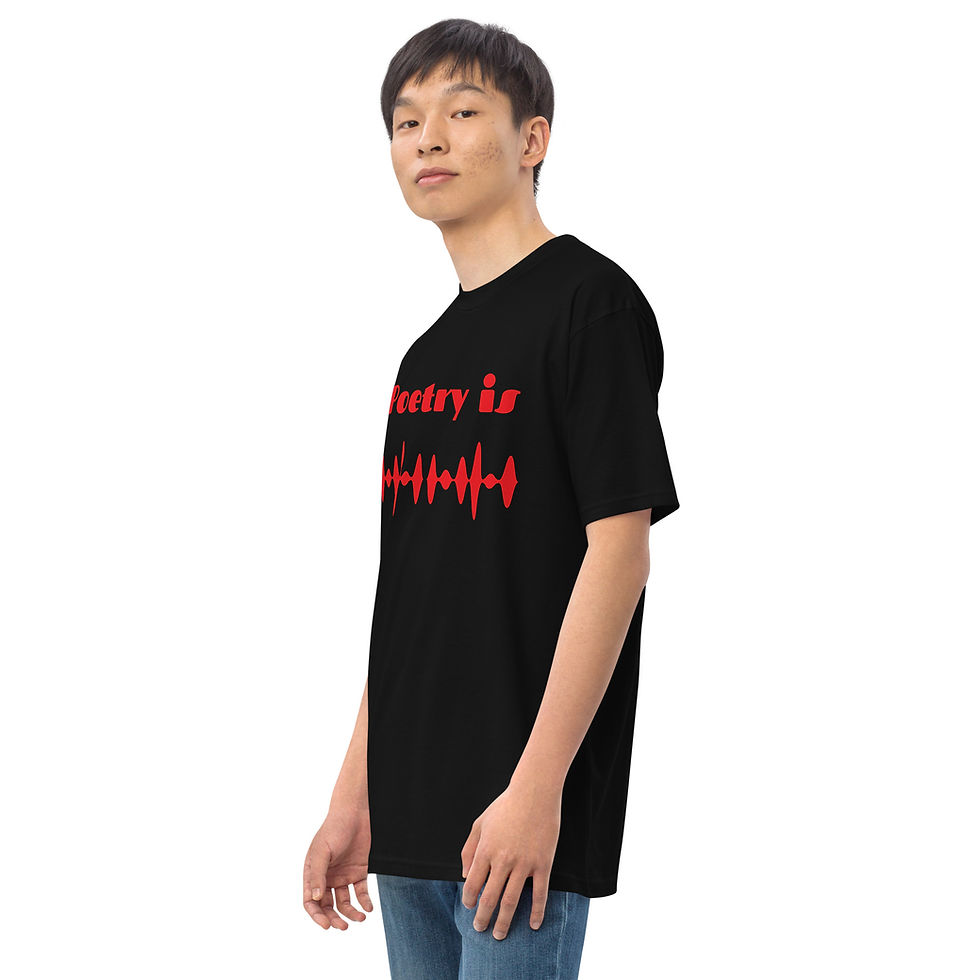 Μικρογραφία: Poetry is Men’s premium heavyweight tee