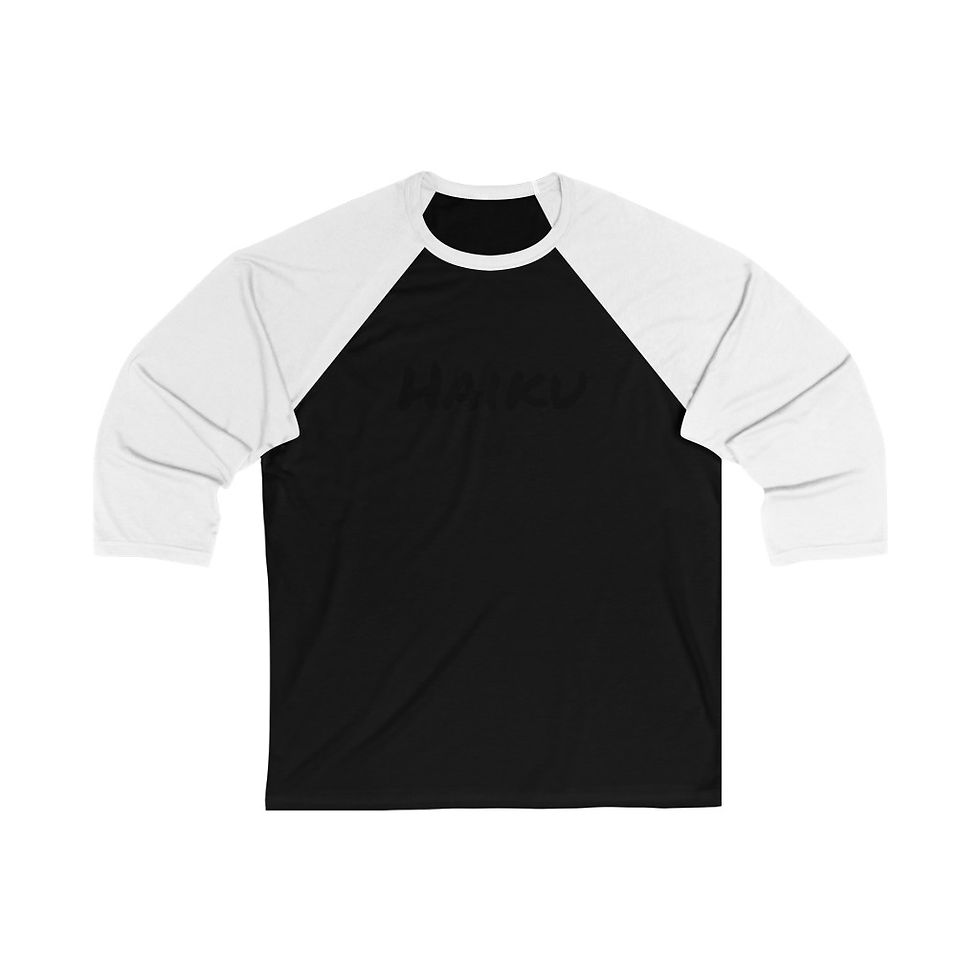 Thumbnail: Haiku Unisex 3/4 Sleeve Baseball Tee