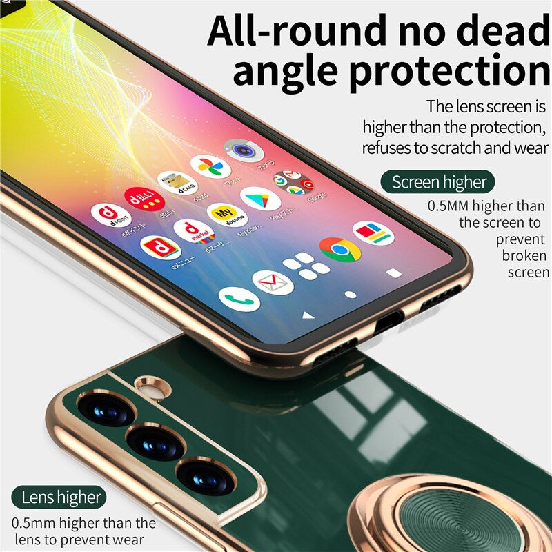 Miniatura: Plating Silicone Case For Samsung Galaxy