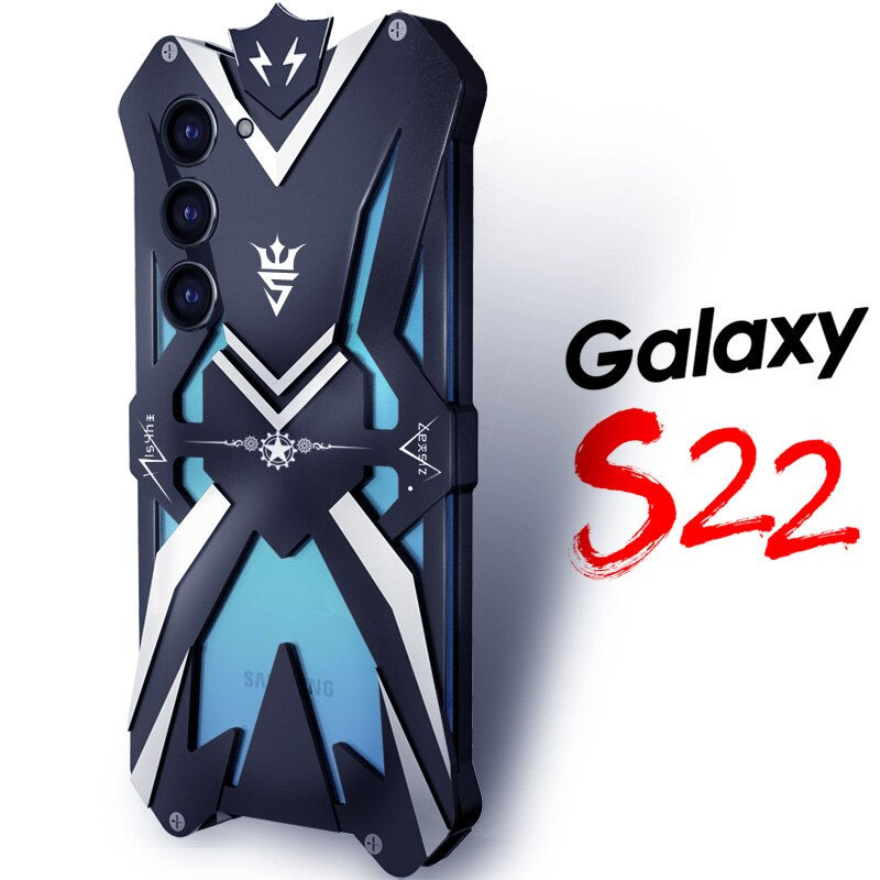 Thumbnail: Powerful Shockproof Metal Armor Case for Samsung Galaxy