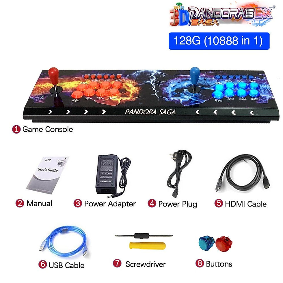 Thumbnail: Retro Arcade - 10888 games in 1 Multiplayer Game Console 