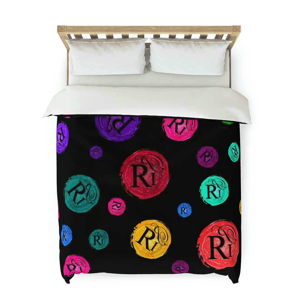 Thumbnail: Realistic Poetry International Duvet Cover