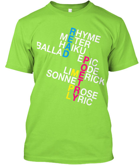 Thumbnail: Poetry Medley Tee by Realistic Poetry International