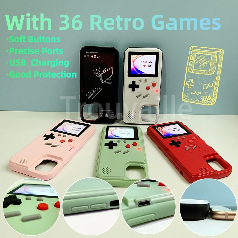 Thumbnail: Retro Playable 36 Games Phone Case for iPhone