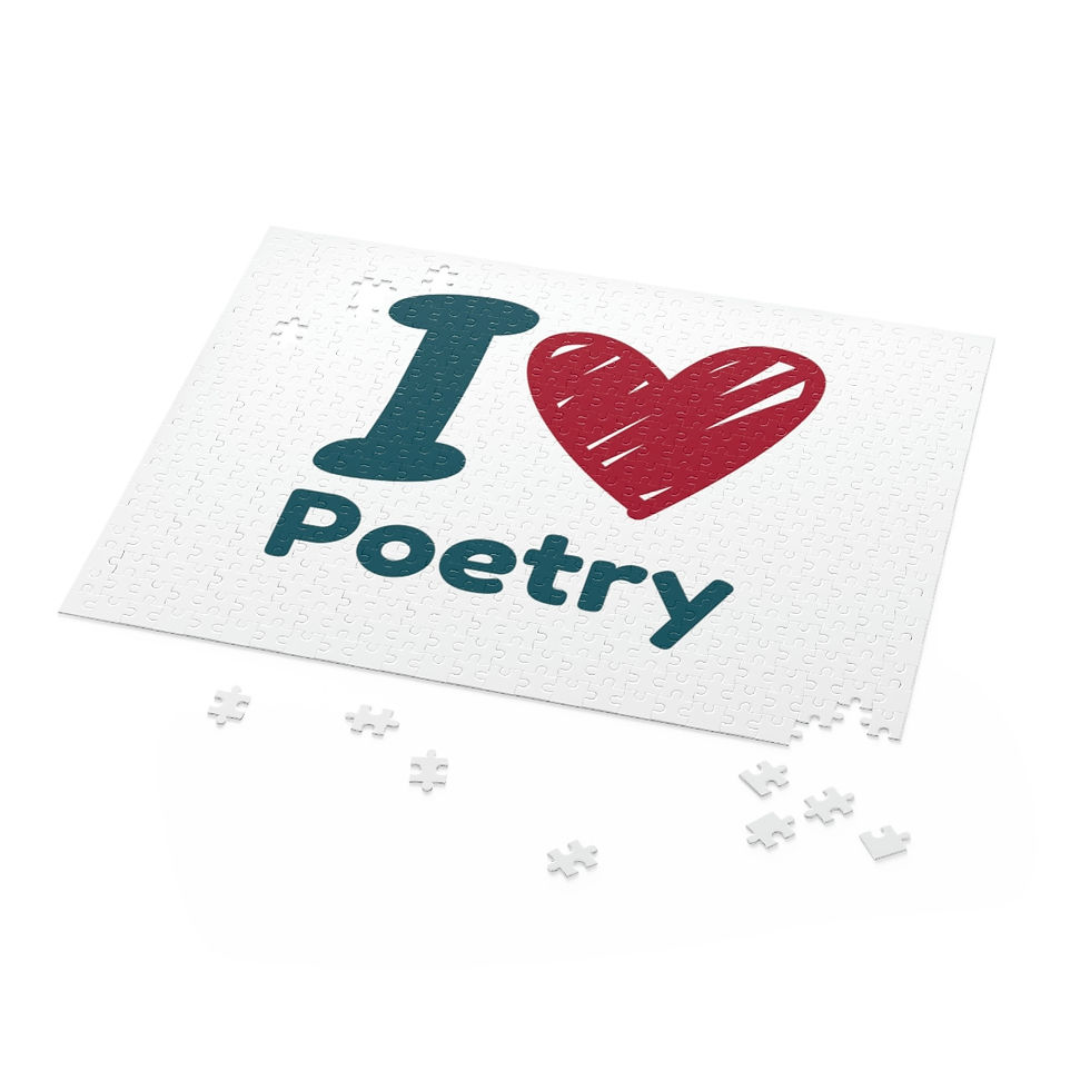 Thumbnail: I love poetry Puzzle (120, 252, 500-Piece)