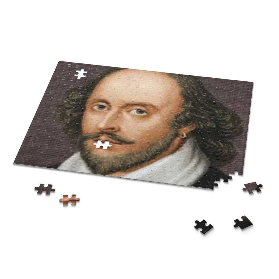 Thumbnail: Shakespeare Puzzle (120, 252, 500-Piece)