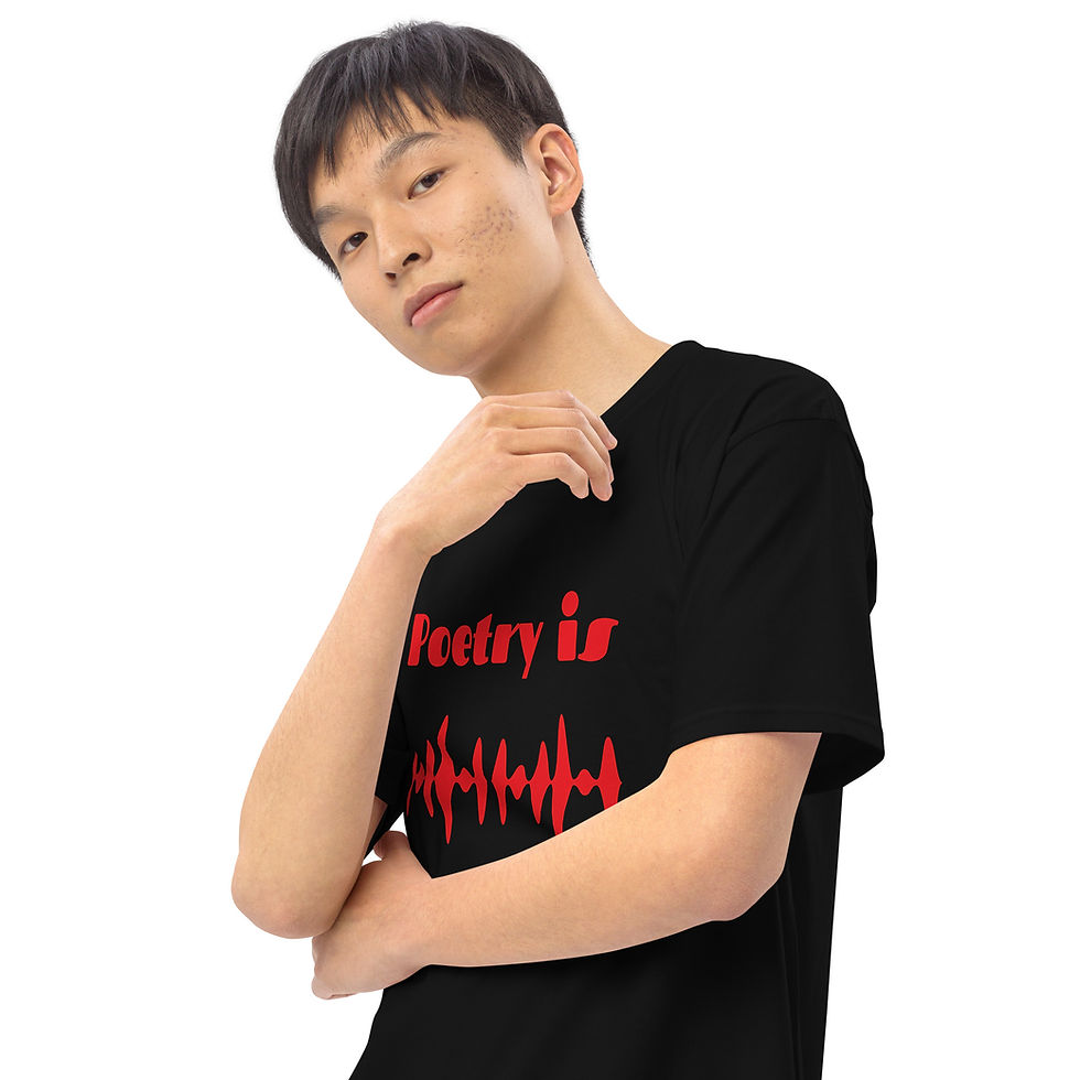 Thumbnail: Poetry is Men’s premium heavyweight tee
