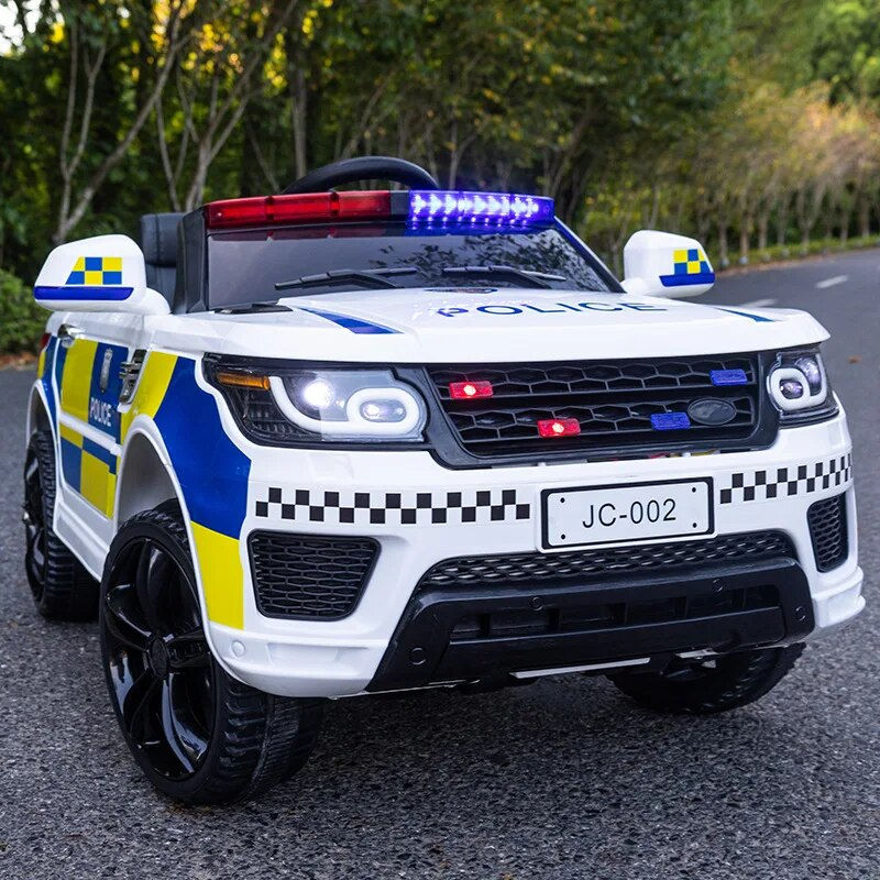 Thumbnail: 12V Big Size With Remote Control Electric Four-wheel - Double drive Police Car