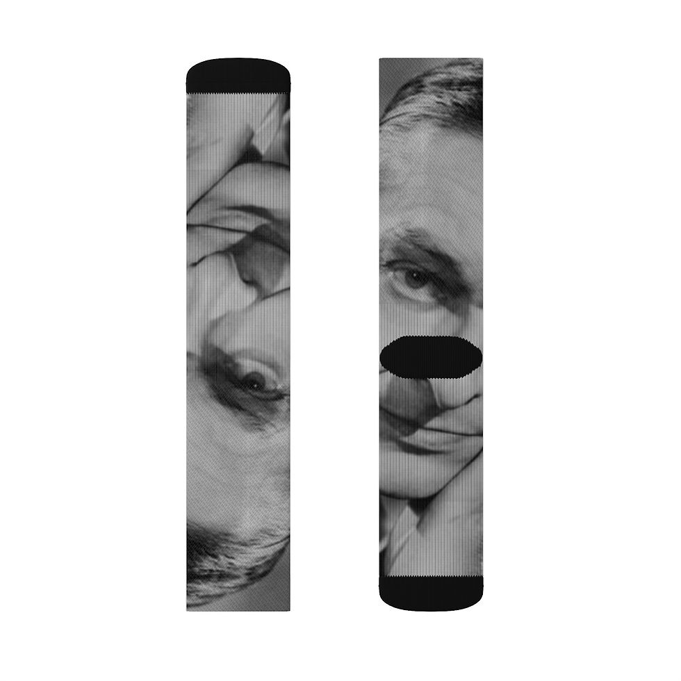 Thumbnail: T. S. Eliot Fun Poetry Socks