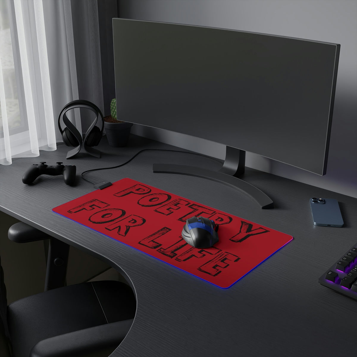 Official Realistic Poetry International LED Mouse Pad