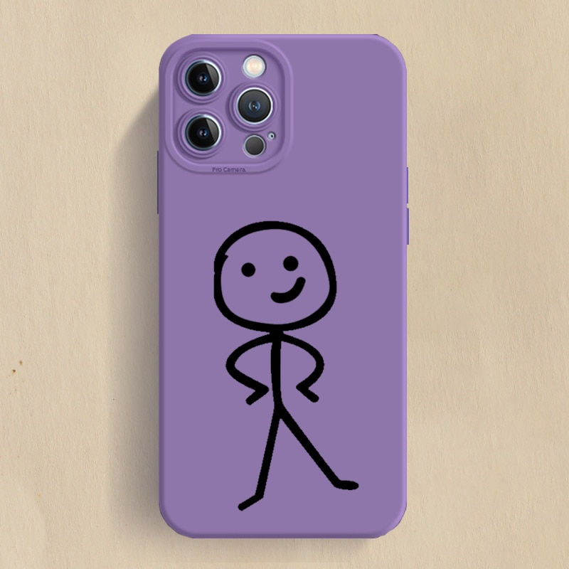 Thumbnail: Cartoon Matchman Phone Case For iPhone