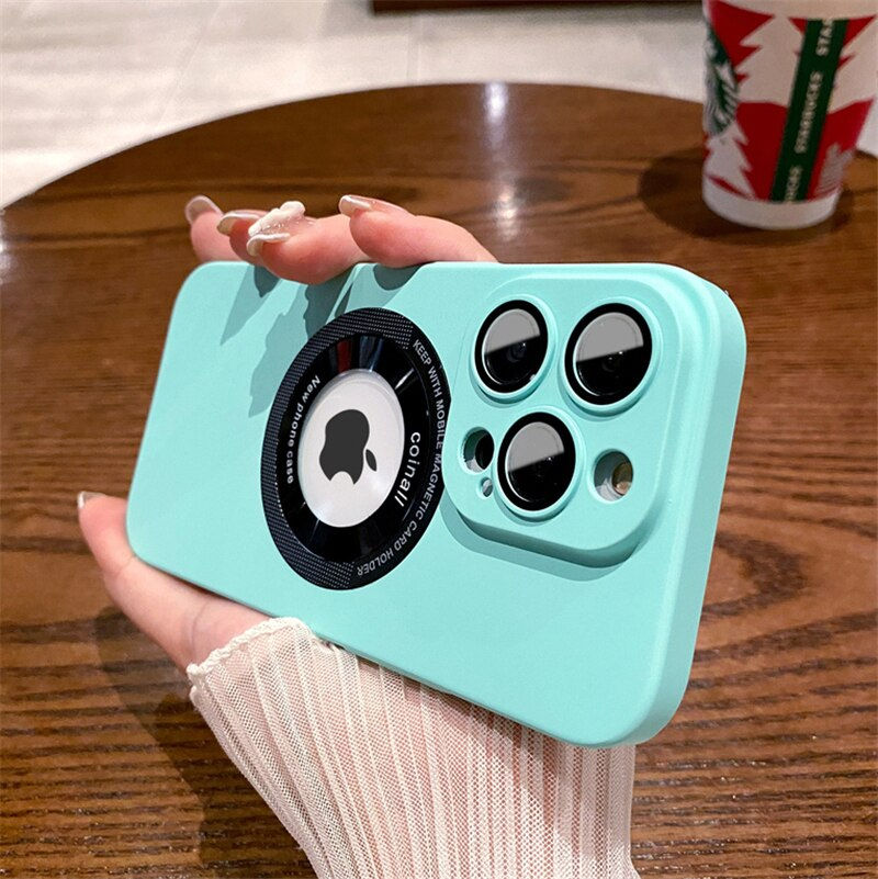 Thumbnail: Gradient Color Magnetic Matte Phone Case for iPhone