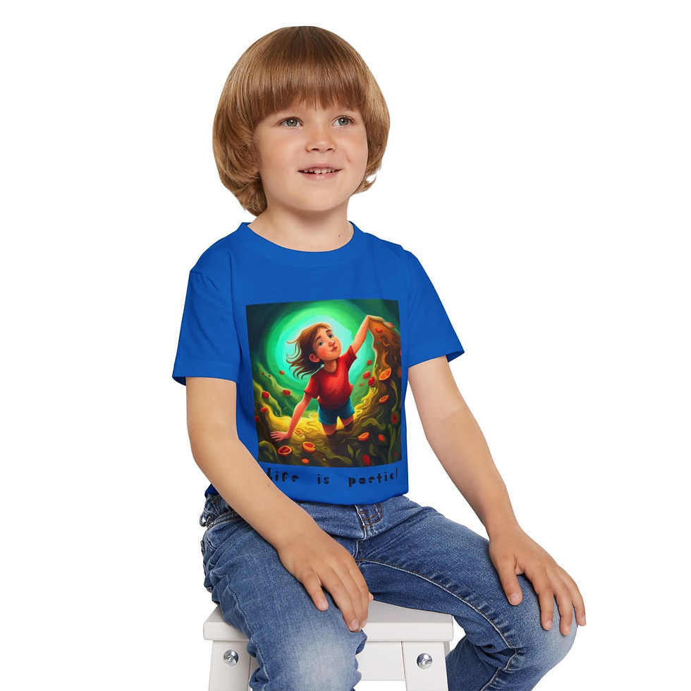 Indexkép: Life is Poetic Heavy Cotton™ Toddler T-shirt