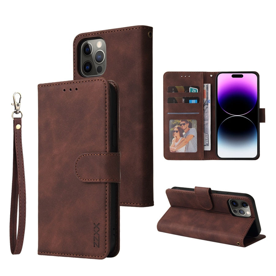 섬네일: Leather Wallet Phone Case For iPhone