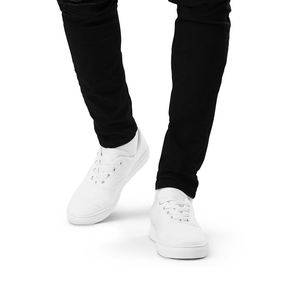 ภาพขนาดย่อ: Men’s lace-up canvas shoes