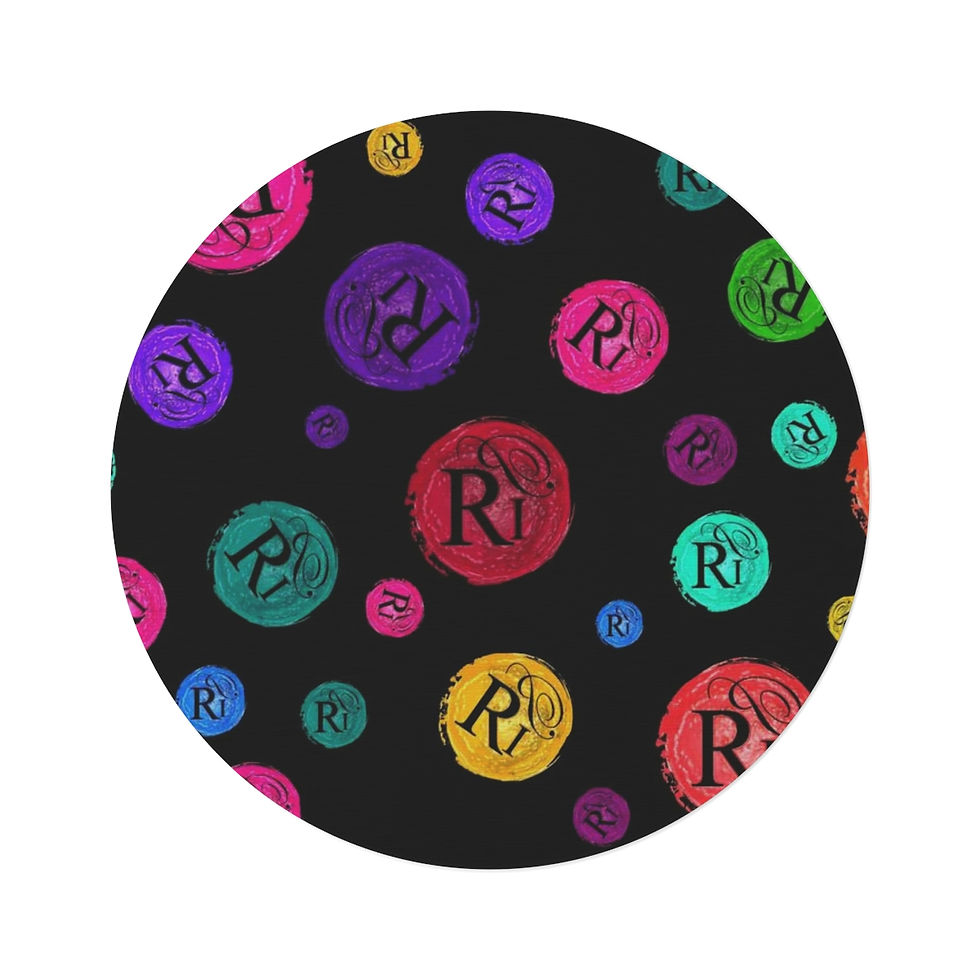 Thumbnail: Realistic Poetry Round Rug