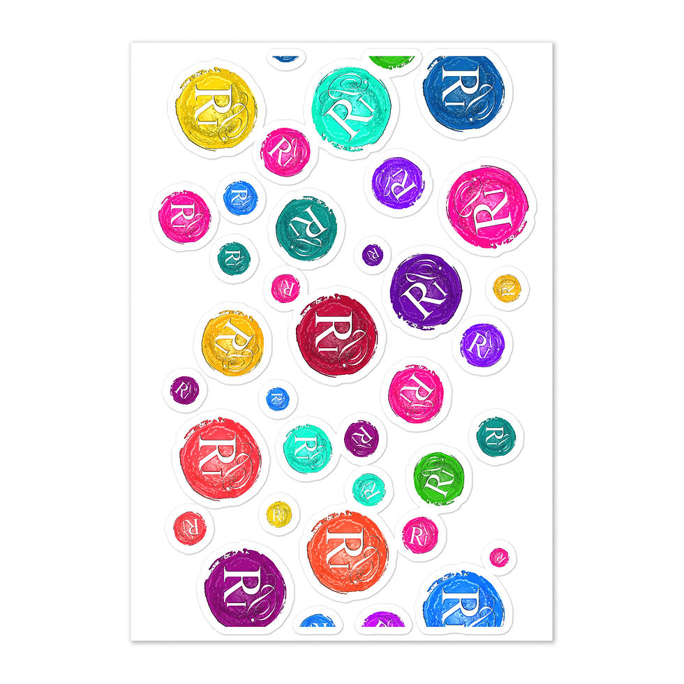 Thumbnail: Official Realistic Poetry International Sticker sheet