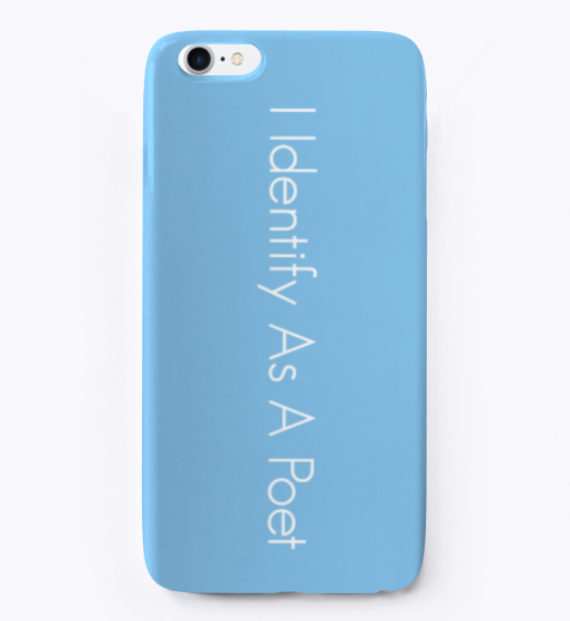 Miniatura: I Identify As A Poet iPhone Case by Realistic Poetry International