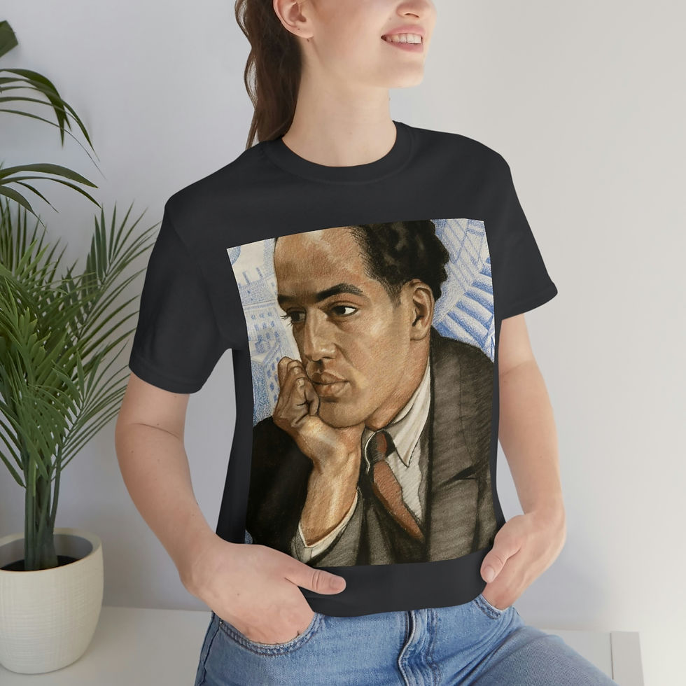 Miniatiūra: LANGSTON HUGHES Unisex Short Sleeve Tee