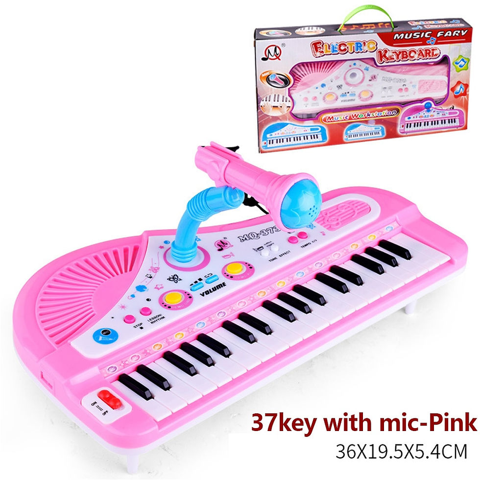 Thumbnail: 37 Key Electronic Keyboard Piano for Kids with Microphone