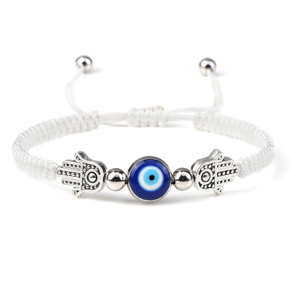 Thumbnail: New Evil Eye Braided Bracelet