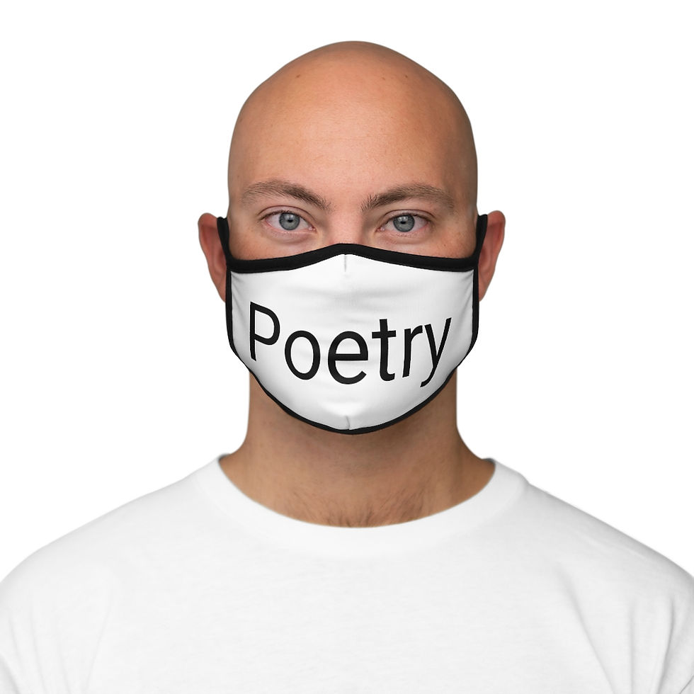 Thumbnail: Fitted Poetry Face Mask
