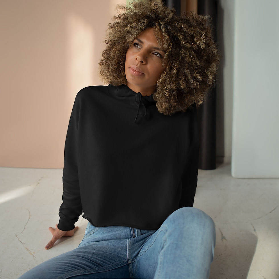 Thumbnail: Crop Poetry Hoodie