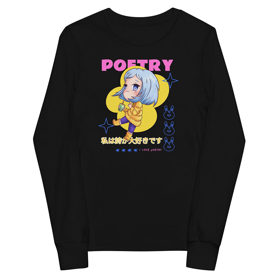 Miniaturebillede: Youth Fun Poetry long sleeve tee